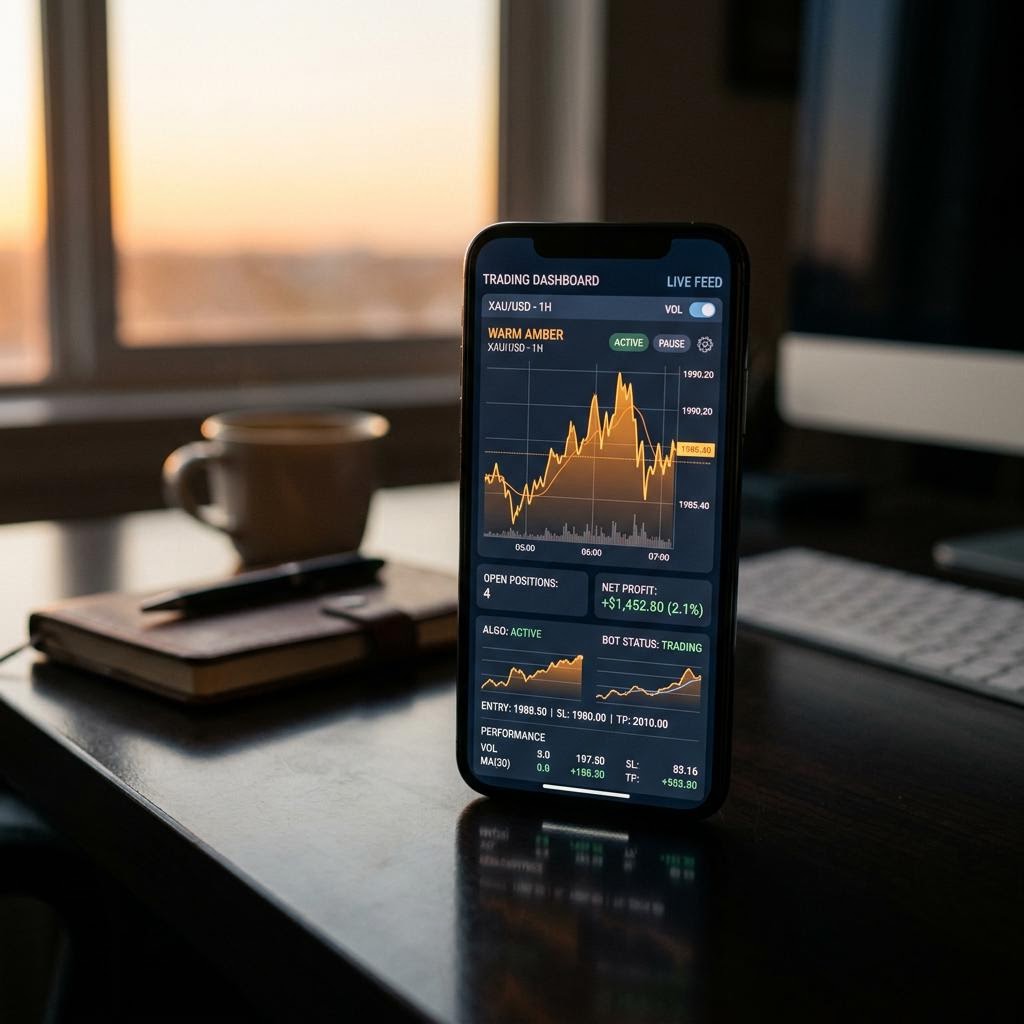 Chainers mobile execution terminal and portfolio manager